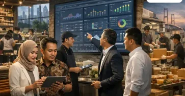 Manajemen operasional dan keuangan restoran multi outlet di Indonesia menggunakan sistem ERP terintegrasi