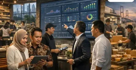 Manajemen operasional dan keuangan restoran multi outlet di Indonesia menggunakan sistem ERP terintegrasi