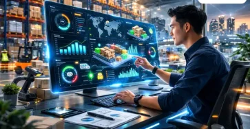 Tampilan dashboard inventory SAP Business One yang menunjukkan visibilitas stok real-time untuk mencegah stok minus