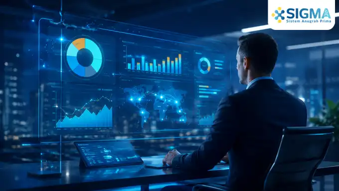 Dashboard AR aging report SAP Business One untuk monitoring piutang real-time